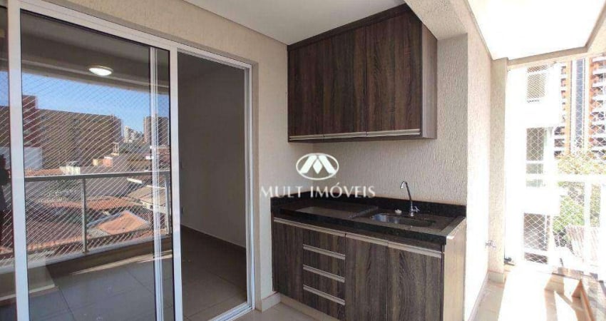 Apartamento com 1 dormitório para alugar, 83 m² - Centro - Ribeirão Preto/SP