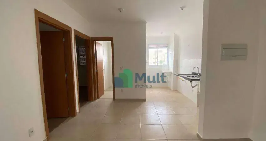 Apartamento com 2 quartos para alugar, 43 m² - chácaras pedro corrêa de carvalho - ribeirão preto/sp