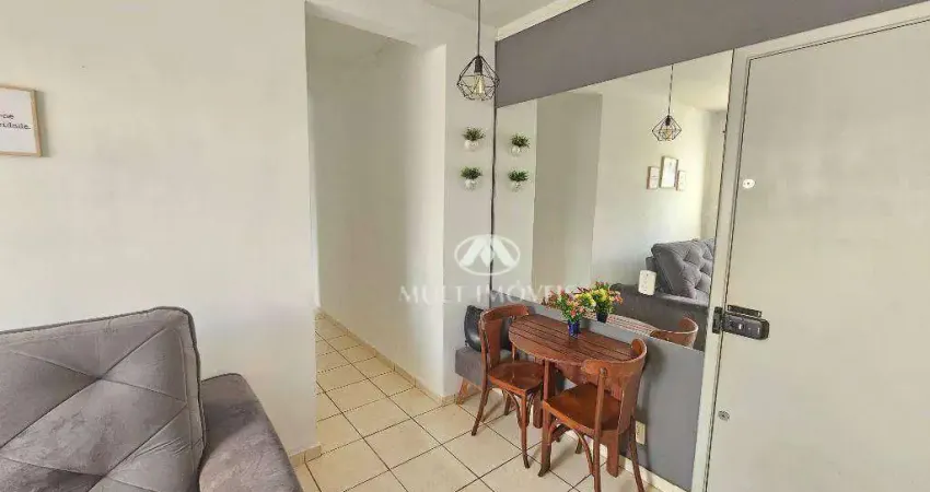 Apartamento com 2 quartos, 47 m² - parque dos lagos - ribeirão preto/sp