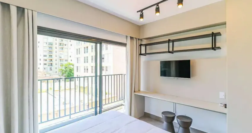Studio Vende Mobiliado  Brooklin 25 metros 01 Suite com moveis planejado