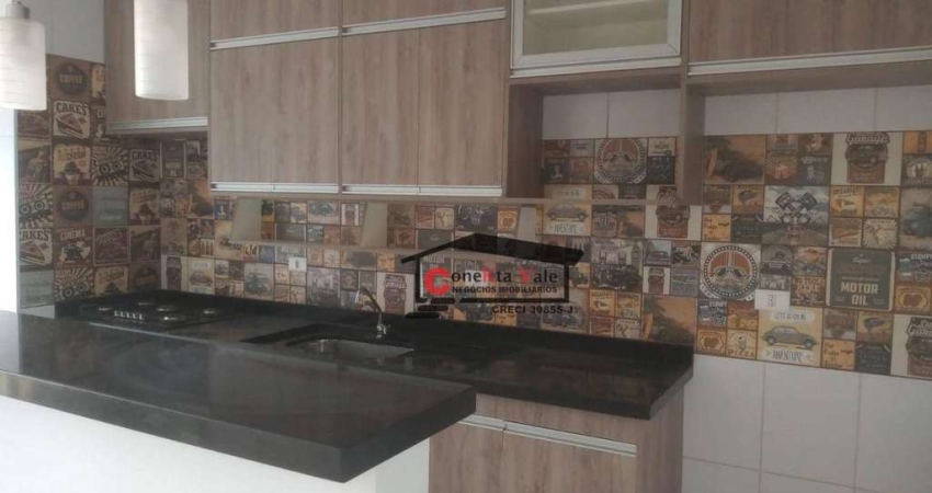 Apartamento com 2 dormitórios para alugar, 54 m² por R$ 2.822,00/mês - Jardim América - São José dos Campos/SP