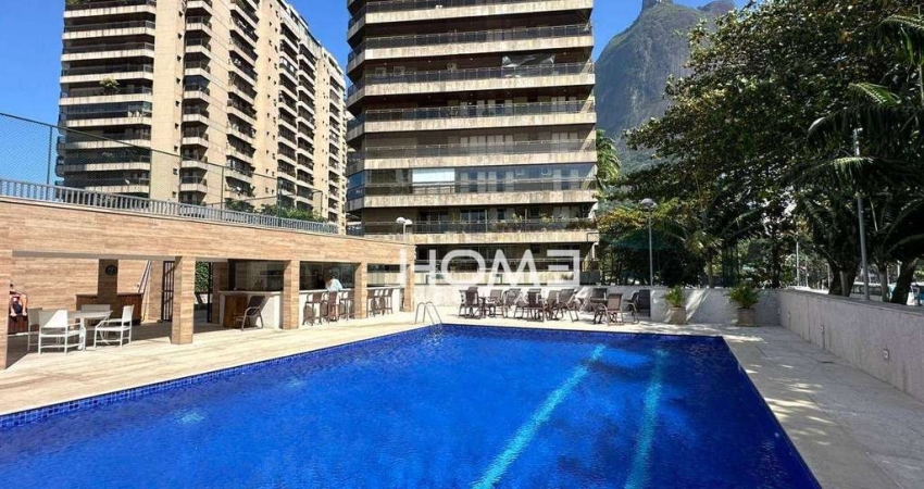 Apartamento com 3 dormitórios para alugar, 196 m² por R$ 19.179,02/mês - São Conrado - Rio de Janeiro/RJ