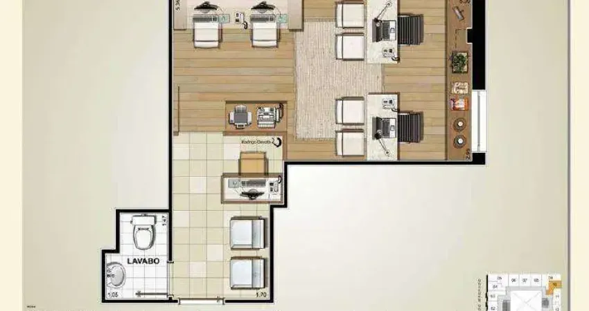 Sala à venda, 23 m² por r$ 235.000,00 - catete - rio de janeiro/rj