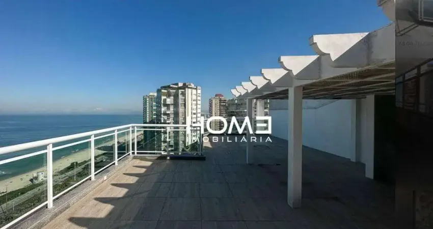 Cobertura com 4 dormitórios à venda, 369 m² por r$ 3.500.000,00 - barra da tijuca - rio de janeiro/rj