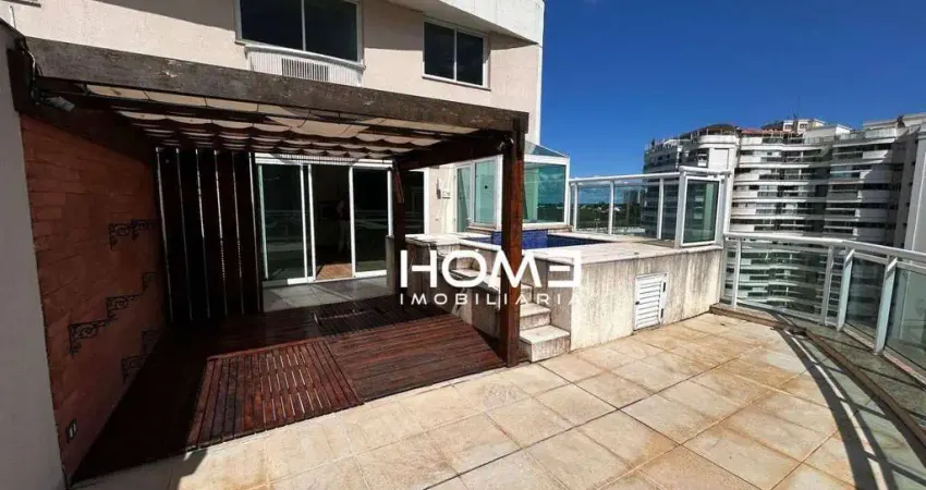 Cobertura com 2 dormitórios à venda, 130 m² por r$ 1.050.000,00 - barra da tijuca - rio de janeiro/rj