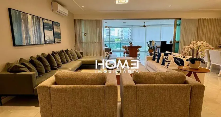 Apartamento com 4 dormitórios para alugar, 306 m² por r$ 31.000,00/mês - barra da tijuca - rio de janeiro/rj