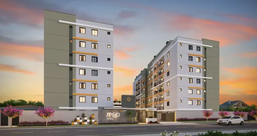 Apartamento na planta em condomínio no bairro anita garibaldi