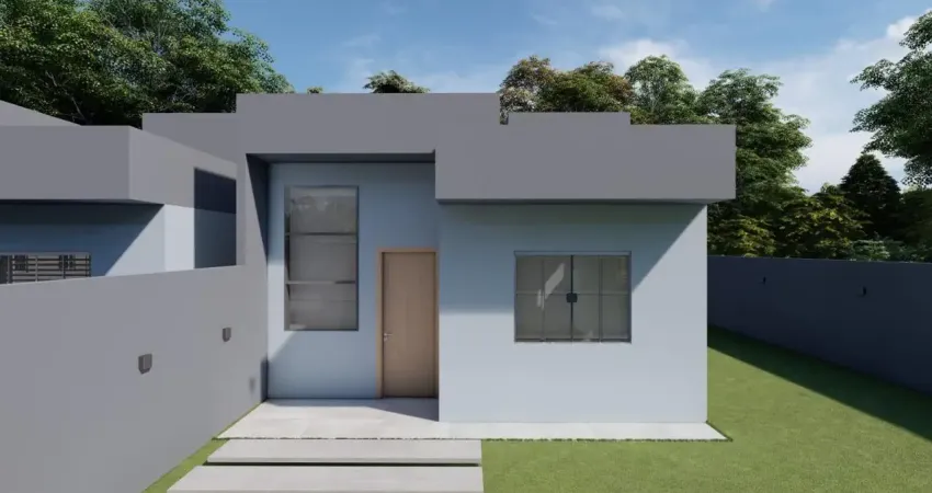 Lindo e aconchegante geminado em construção localizado no bairro quinta dos açorianos