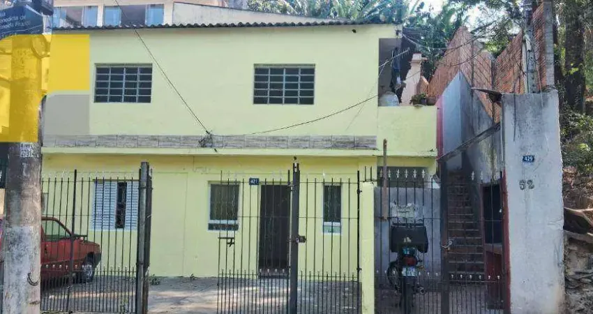 Casa com 1 dormitório para alugar por r$ 650,00/mês - parque continental ii - guarulhos/sp