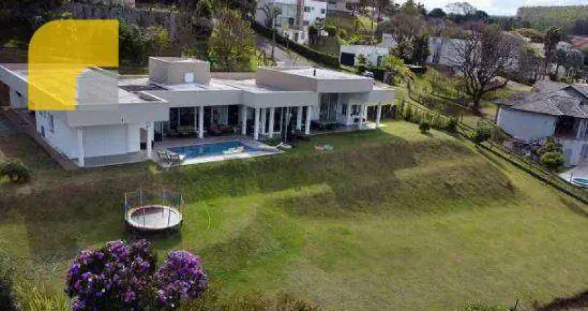 Casa com 3 dormitórios, 400 m² - venda por R$ 4.100.000,00 ou aluguel por R$ 18.650,00/mês - Condomínio Jardim das Palmeiras - Bragança Paulista/SP