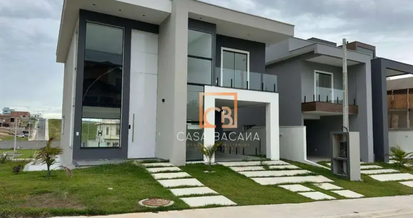 Casa com 5 dormitórios para alugar, 240 m² por r$ 8.000,00/mês - nova são pedro - são pedro da aldeia/rj