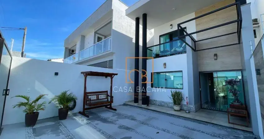Casa com 3 dormitórios para alugar, 180 m² por r$ 8.000,00/mês - nova são pedro - são pedro da aldeia/rj