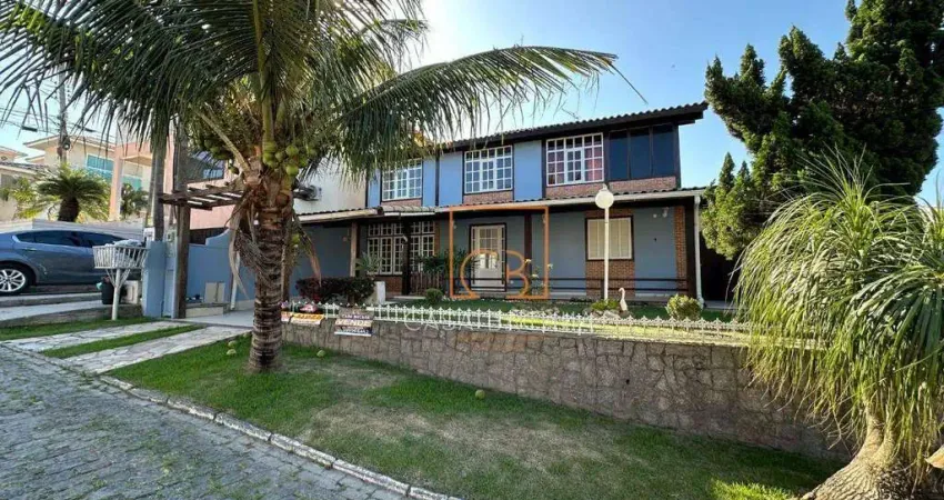 Casa com 4 dormitórios, 190 m² - venda por r$ 795.000,00 ou aluguel por r$ 4.578,90/mês - balneário são pedro - são pedro da aldeia/rj