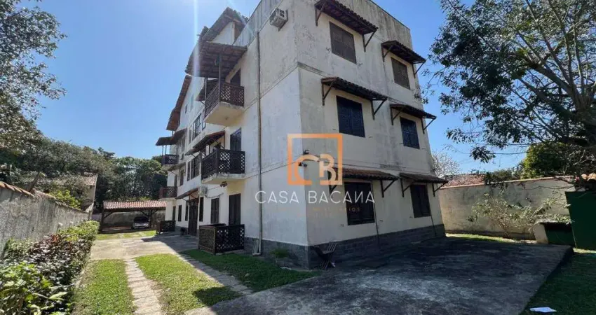 Apartamento com 3 dormitórios, 80 m² - venda por r$ 220.000,00 ou aluguel por r$ 2.200,00/mês - balneário são pedro - são pedro da aldeia/rj