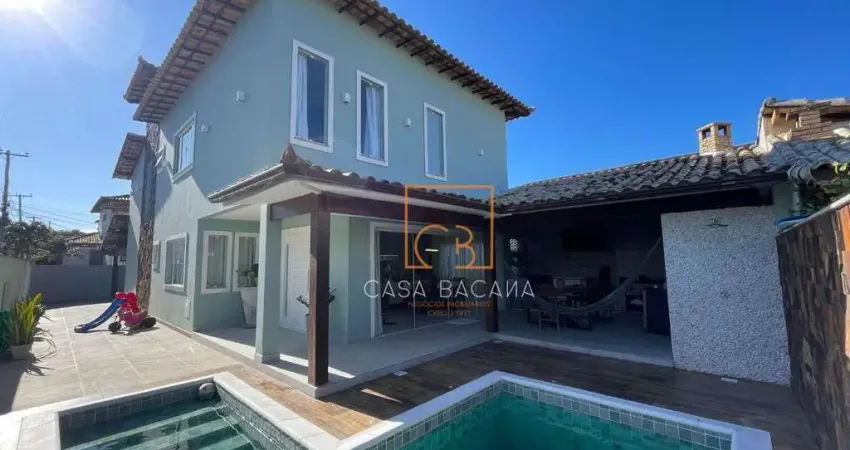 Casa com 5 dormitórios à venda, 300 m² por r$ 1.600.000,00 - balneário - são pedro da aldeia/rj