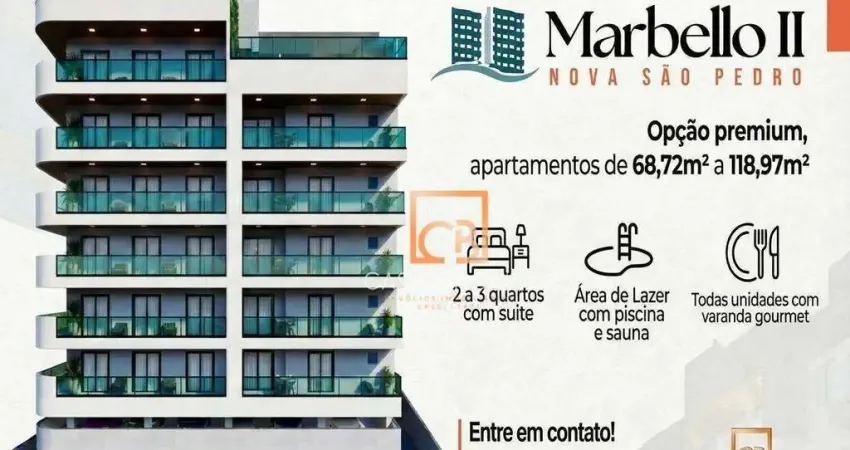 Apartamento com 2 dormitórios à venda, 73 m² por R$ 369.000 - Nova São Pedro - São Pedro da Aldeia/RJ