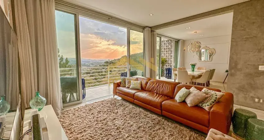 Valville i - casa no residencial valville1, com uma das vistas mais deslumbrantes de alphaville pra uma área verde incrível de mata preservada 463 m2