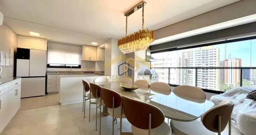 Oka mamoré - apartamento mobiliado com 113m e 2 suítes para locação em edifício oka mamoré, barueri, sp