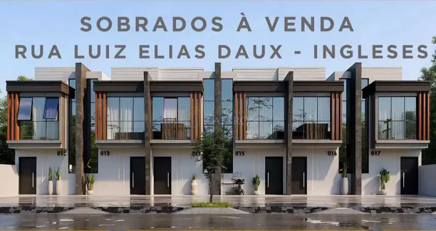 Sobrados em área nobre da praia dos ingleses 2 e 3 quartos financiável