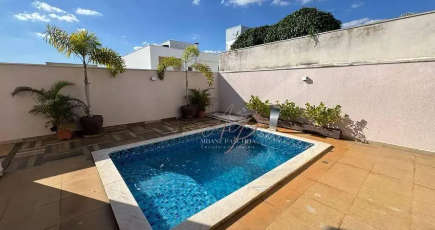 Casa com 4 dormitórios, sendo 2 suítes, piscina à venda, 209 m² por R$ 1.250.000 - Condomínio Villagio Milano