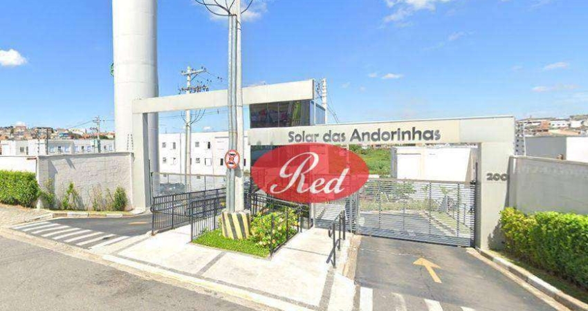 Solar das Andorinhas. Apartamento com 2 dormitórios à venda, 39 m² por R$ 196.000 - Jardim Europa - Suzano/SP