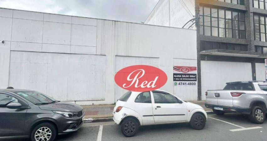 Salão Comercial para alugar, 660 m² - Centro - Suzano/SP