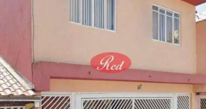 Sobrado com 3 dormitórios  avarandados à venda por R$ 799.000 - Jardim Santo Antônio - Suzano/SP
