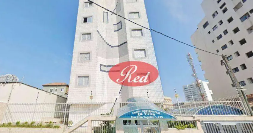 Apartamento com 1 dormitório à venda, 50 m² por R$ 320.000 - Caiçara - Praia Grande/SP