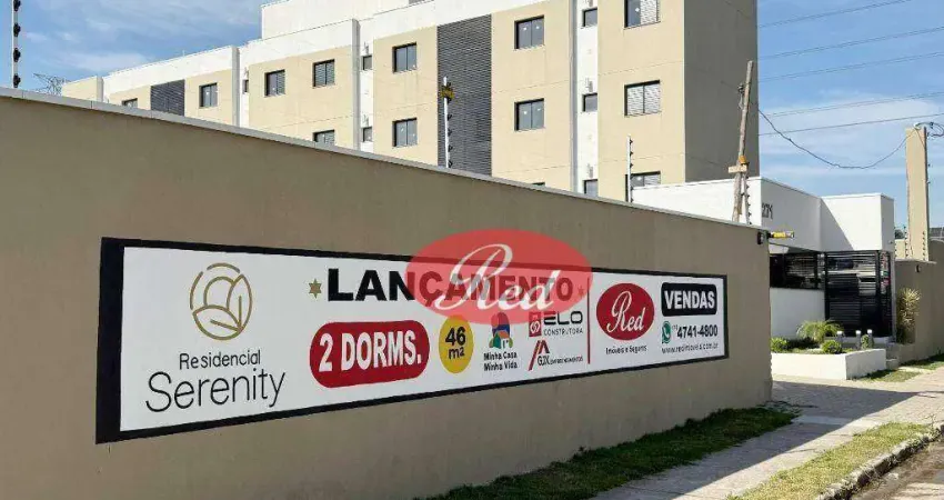 Apartamento com 2 dormitórios à venda, 46 m² por R$ 259.000,00 - Jundiapeba - Mogi das Cruzes/SP