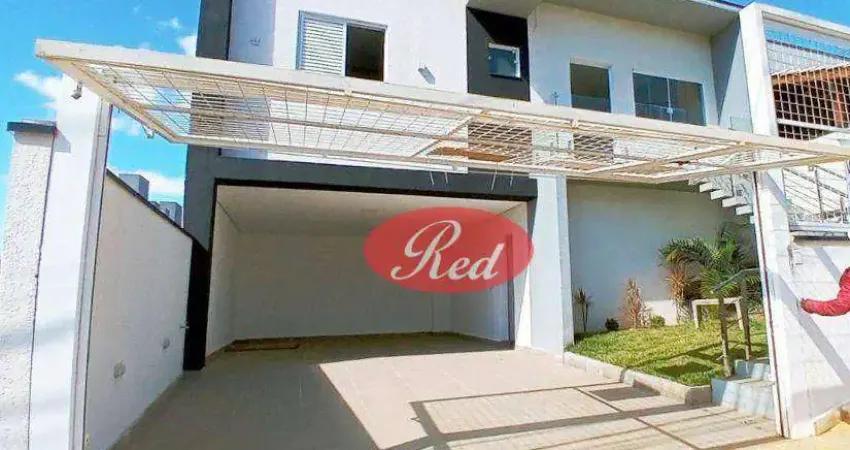 Casa nova com 3 dormitórios à venda, 110 m² por R$ 585.000 - Vila São Paulo - Mogi das Cruzes/SP