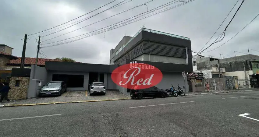 Salão para alugar, 120 m² por r$ 7.200,00/mês - jardim santa helena - suzano/sp