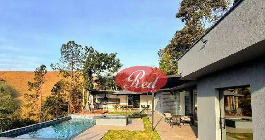 Casa com 3 dormitórios à venda, 226 m² por r$ 2.200.000,00 - itaoca - guararema/sp