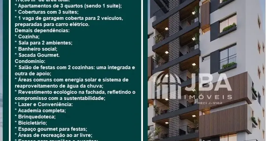 Apartamento com 3 quartos à venda na Rua Estados Unidos, 1965, Boa Vista, Curitiba