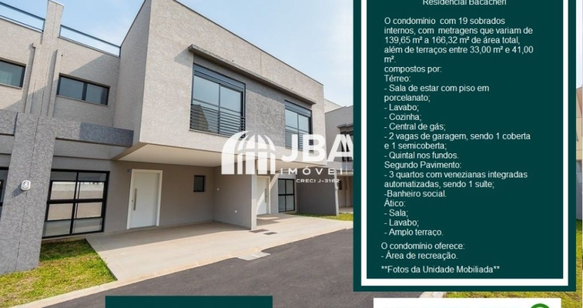 No Tingui, sobrados prontos para morar a partir de 139m²