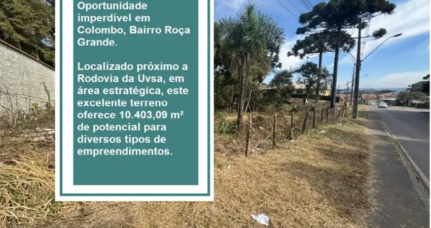 Terreno à venda na Rua Guilherme Weigert, s/n, Roça Grande, Colombo