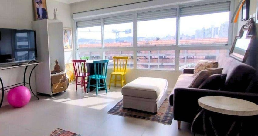 Studio com 1 dormitório, 39 m² - venda por R$ 685.000,00 ou aluguel por R$ 3.415,00/mês - Campinas - São José/SC