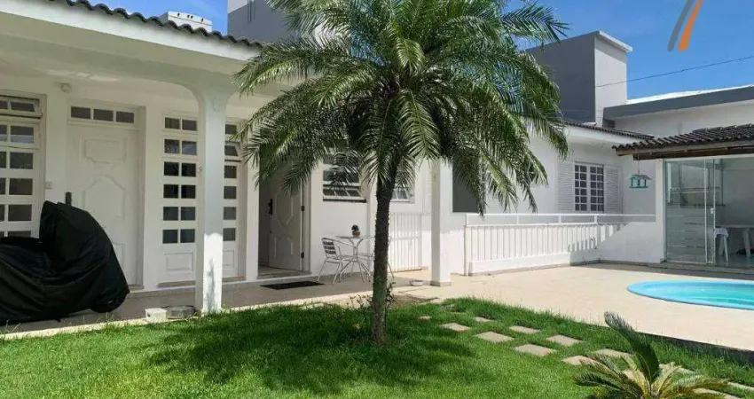 Casa com 4 dormitórios para alugar, 170 m² por r$ 10.000,00/mês - coqueiros - florianópolis/sc