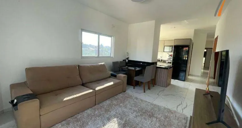 Apartamento com 3 dormitórios para alugar, 90 m² por r$ 4.090,00/mês - real parque - são josé/sc