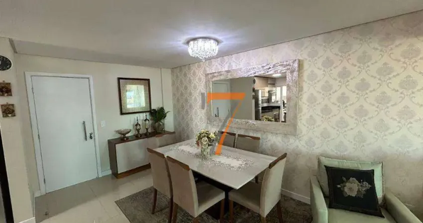 Apartamento com 3 dormitórios à venda, 97 m² por R$ 830.000,00 - Barreiros - São José/SC