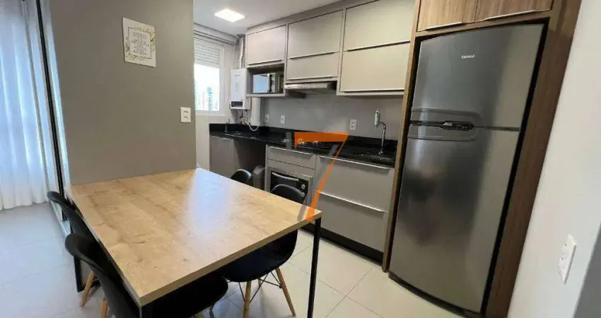 Studio com 1 dormitório para alugar, 40 m² por R$ 4.736,49/mês - Campinas - São José/SC