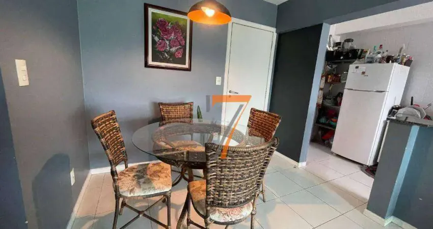 Apartamento com 2 dormitórios para alugar, 70 m² por R$ 2.757/mês - Areias - São José/SC