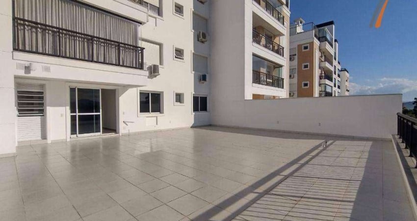 Apartamento com 2 dormitórios para alugar, 187 m² por R$ 6.546,33/mês - Abraão - Florianópolis/SC