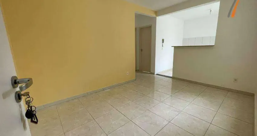 Apartamento com 2 dormitórios para alugar, 48 m² por R$ 2.235,12/mês - Roçado - São José/SC