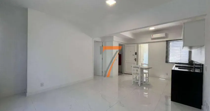 Apartamento com 1 dormitório para alugar, 42 m² por r$ 4.380,00/mês - centro - florianópolis/sc