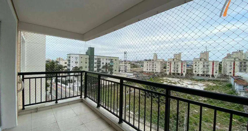 Apartamento com 3 dormitórios para alugar, 103 m² por r$ 6.283,39/ano - abraão - florianópolis/sc
