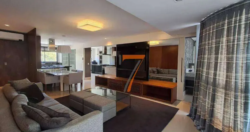 Apartamento com 2 dormitórios para alugar, 129 m² por r$ 11.689/mês - centro - florianópolis/sc