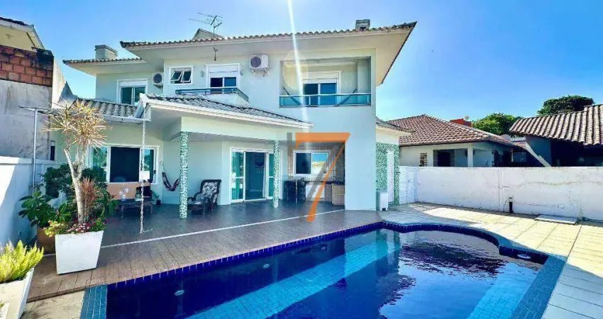 Casa com 3 dormitórios à venda, 204 m² por r$ 2.950.000 - ponta de baixo - são josé/sc