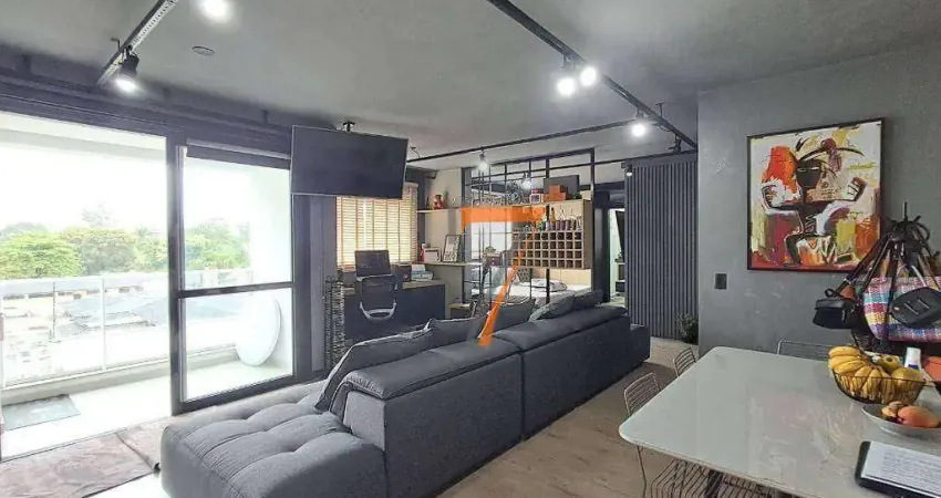 Studio com 1 dormitório para alugar, 74 m² por r$ 6.593,51/mês - estreito - florianópolis/sc