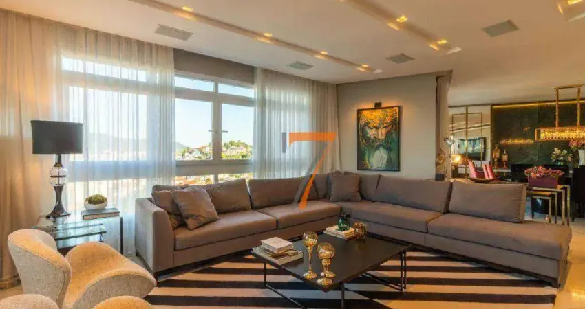 Apartamento com 3 dormitórios à venda, 303 m² por r$ 4.000.000 - agronômica - florianópolis/sc