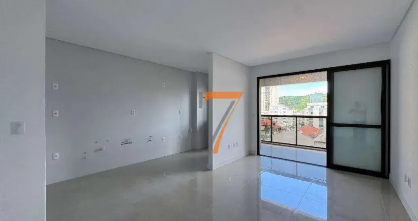 Apartamento novo - 75 m² - 2 dormitórios (1 suíte) - sacada com churrasqueira -1 vaga livre + hobby box - kobrasol, são josé/sc - próx. ao fort